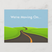 Address Road Movingのカスタム変更を移動中 案内ポストカード (正面)