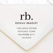 Address Wooden Stamp | Return Mailing Stamper ラバースタンプ