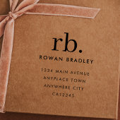 Address Wooden Stamp | Return Mailing Stamper ラバースタンプ