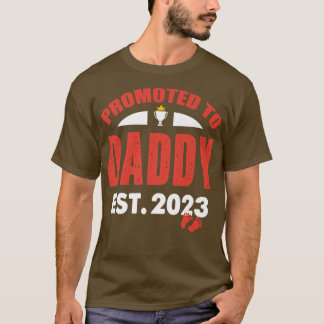 Addy 2023おもしろいパパ2023妊娠Anに昇格 Tシャツ