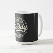 Addy 2025に昇格した新しいDaddyベビー初めてのパパ コーヒーマグカップ (正面右)