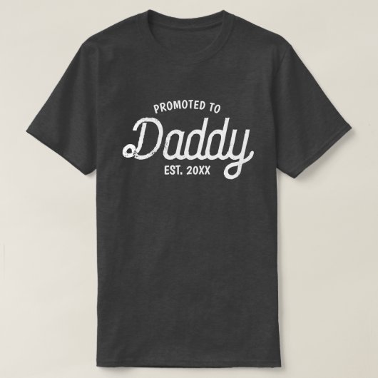 Addy Est 2025チャコールヘザーに昇格カスタムした Tシャツ (デザイン正面)