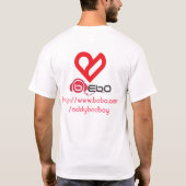 AddyBadBoyのBロゴ Tシャツ (裏面)