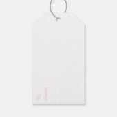 Addy's Collection – クリスマスツリーギフトラベル ギフトタグ (裏面)