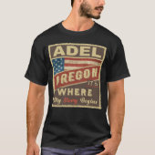 ADEL、または私の物語の始まりである Tシャツ (正面)
