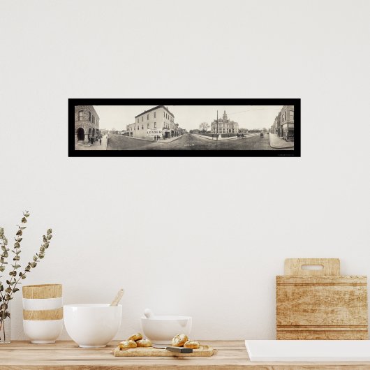 Adel, IA写真1907 ポスター (キッチン)