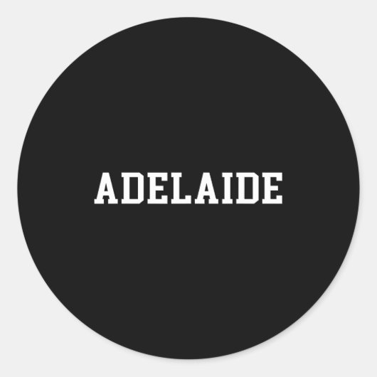 Adelaide ラウンドシール (正面)