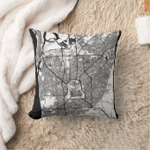 Adelaide Australia City Map クッション (ブランケット)