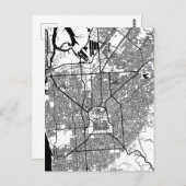 Adelaide Australia City Map ポストカード (正面/裏面)