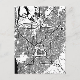 Adelaide Australia City Map ポストカード
