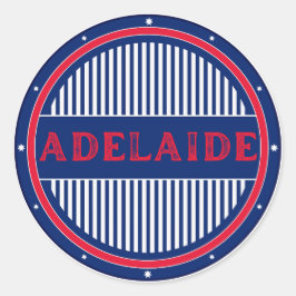 Adelaide City Pride Emblem – Australian Identity ラウンドシール
