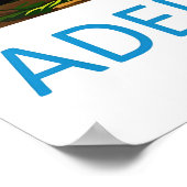 Adelaide Hills Park Travel Vintage Poster Ski ポスター (角)