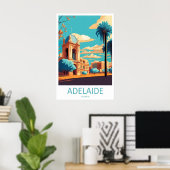 Adelaide Park National Vintage Travel Poster Ski ポスター (ホームオフィス)