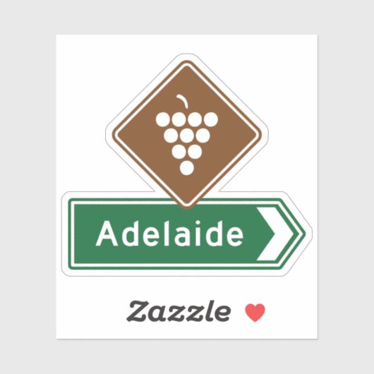 Adelaide, South Australiaステッカー シール (シート)