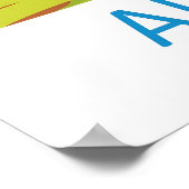 Adelaide Vintage Ski Poster Travel National Park ポスター (角)