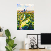 Adelaide Watercolor Poster Wall Art Adelaide Wall ポスター (ホームオフィス)