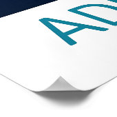 Adelboden Vintage Travel Poster Ski National Park ポスター (角)