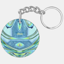 ADELE ～グリーンイエローブルー円形アクリル～