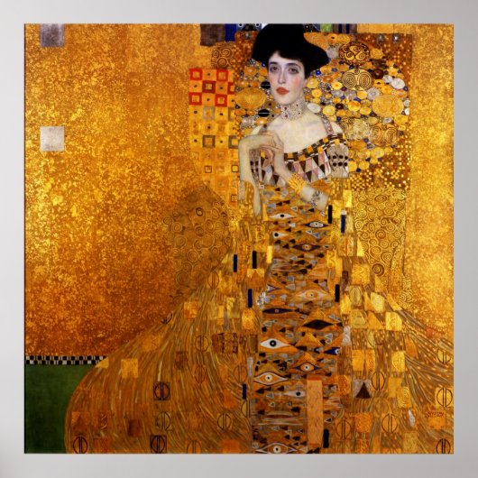 Adele Bloch-Bauer's Portrait by Gustav Klimt ポスター (正面)