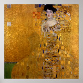 Adele Bloch-Bauer's Portrait by Gustav Klimt 1907 ポスター (正面)