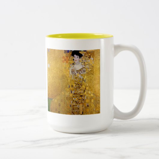 “ Adele Bloch-Bauer's Portrait ” , Gustav Klimt ツートーンマグカップ (右)