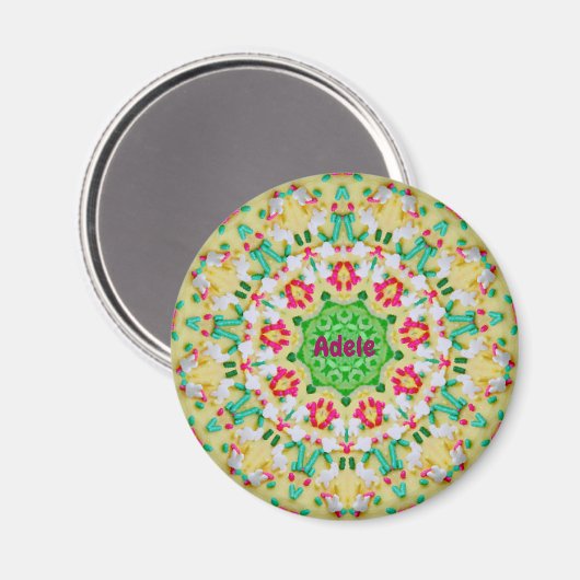 ADELE ~CANDY MAN  Personalised Easter Pattern ~ マグネット (正面/裏面)