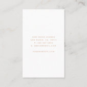 Adele Oceaniaサイズの名刺のカスタムデザイン 名刺 (裏面)