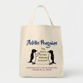 Adelie Penguins by RoseWrites トートバッグ (正面)