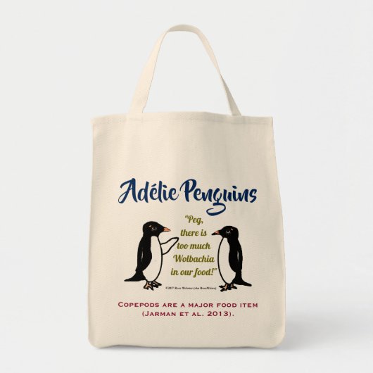 Adelie Penguins by RoseWrites トートバッグ (正面)