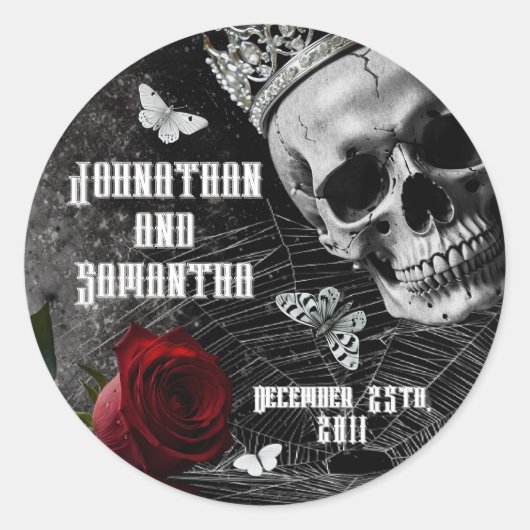 Adeline Zade Meadoを忘れたステッカー6 - 3"お気に入り ラウンドシール (正面)