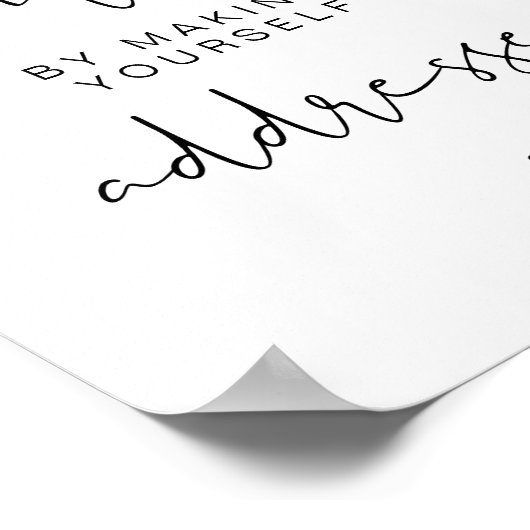 ADELLAエディモダンーが封筒のサインをアドレス ポスター (角)