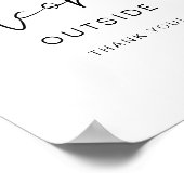 ADELLAエディモダンーのミニマリスト外アルコールなし ポスター (角)