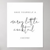 ADELLAエドジーリトルモダンカクテルメリークリスマス ポスター (正面)