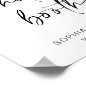 ADELLAフォトブース |忘れシンプルずスマイル記号 ポスター (角)