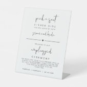 ADELLAミニマモダンリストが座席抜き 台座サイン (正面)