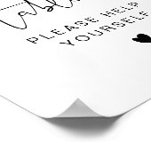 ADELLAミニマモダンリストの放牧表の看板 ポスター (角)