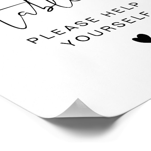 ADELLAミニマモダンリストの放牧表の看板 ポスター (角)