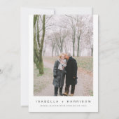 ADELLAミニマモダンリストの誓いの更新 招待状 (裏面)