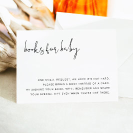 ADELLAミニマモダンリストブックベビーカード 招待状