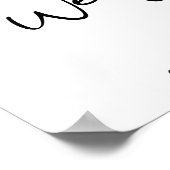 ADELLAミニマモダンリスト卒業パーティーへようこそ ポスター (角)