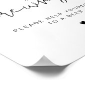 ADELLAミニマリストAベビーはビール醸造サイン ポスター (角)