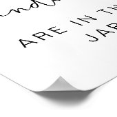 ADELLAミニマルキャンディーの赤ちゃんシャワーゲーム数 ポスター (角)