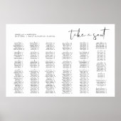 ADELLAミニマルモダンリストアルファベットの座席ポスト ポスター (正面)