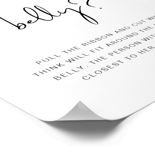 ADELLAミニマルモダンリスト彼女のベリーゲームの大きさ ポスター (角)