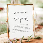 ADELLAミニマルモダンリスト深夜おむつゲームP ポスター