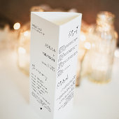 ADELLA三折テーブル番号メニュープログラムカード