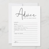 ADELLA新モダン婚アドバイスとウィッシュゲームカード 招待状 (正面)