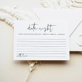 ADELLA日付モダン夜のアイディアカードゲーム エンクロージャーカード