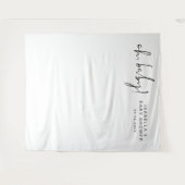 ADELLA赤モダンちゃんミニマルシャワー写真タペストリー タペストリー (正面(横))