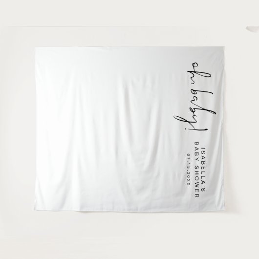 ADELLA赤モダンちゃんミニマルシャワー写真タペストリー タペストリー (正面(横))